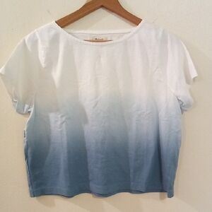 Women's Blue Ombre Top